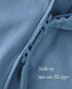 Organic Cotton Onesie 0-24M Baby Bodysuit Sleepers Footed Anit-slip Two Way Zipper Long Sleeve